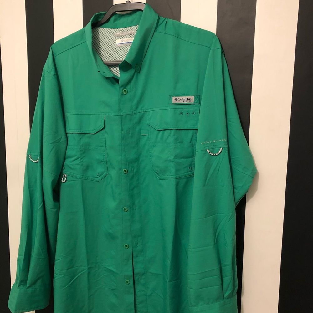 Columbia OMNI-SHIELD fishing shirt / FREE GIFT